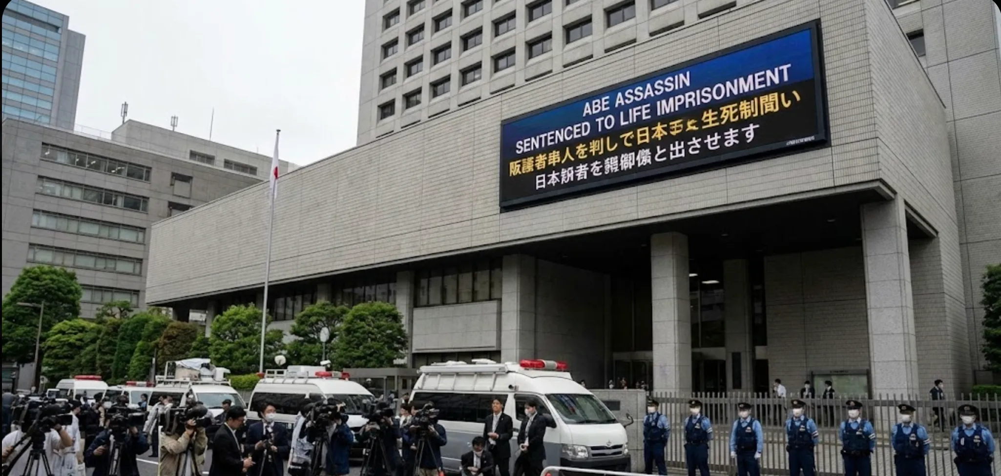 Abe Assassin Sentenced to Life Imprisonment