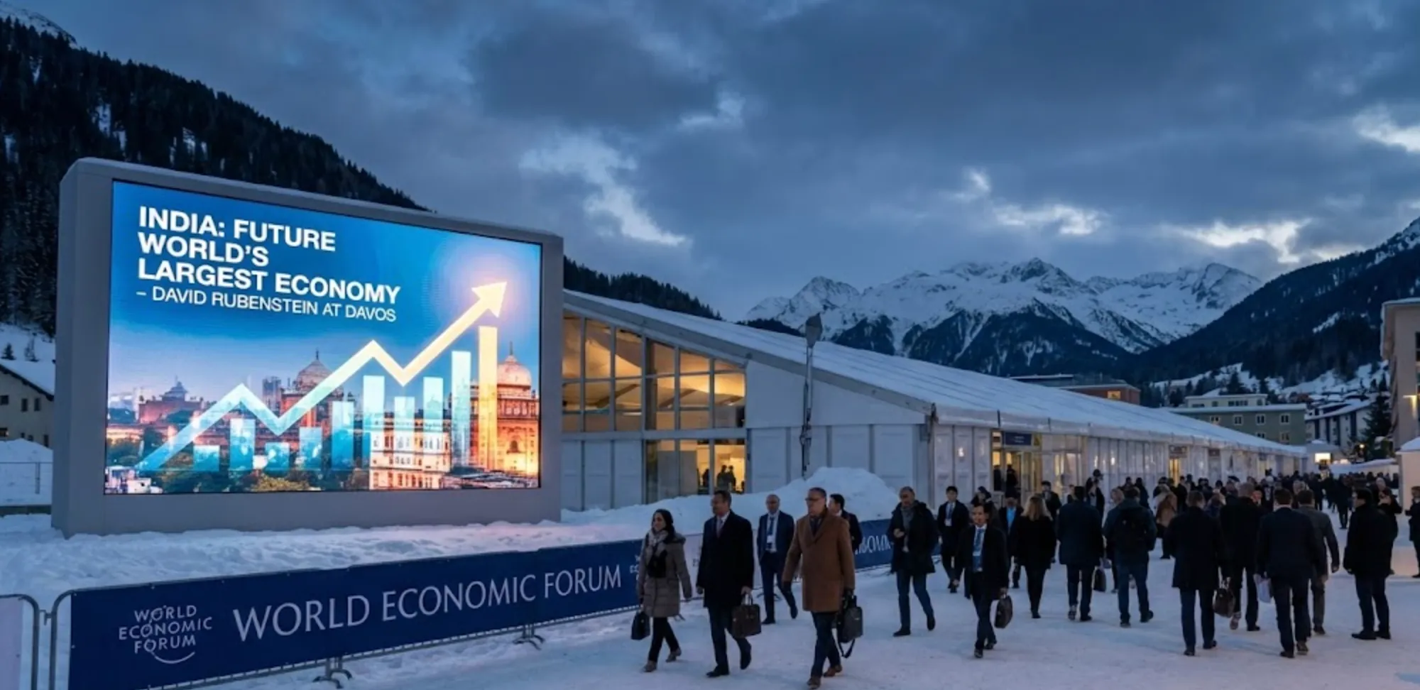 India Could Be World's Largest Economy in Decades: Rubenstein at Davos