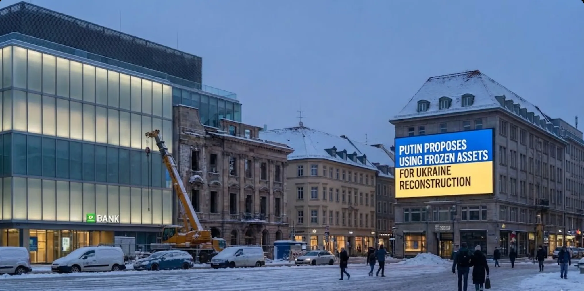 Putin Proposes Using Frozen Assets for Ukraine Reconstruction