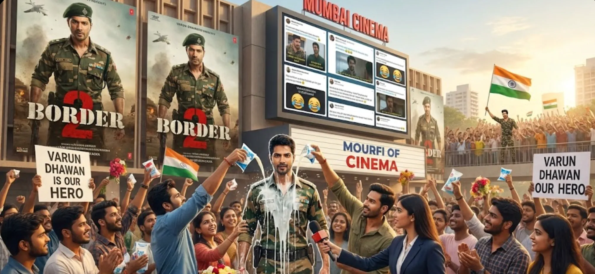 Varun Dhawan's Public Appearances: Fan Reactions and 'Border 2' Success