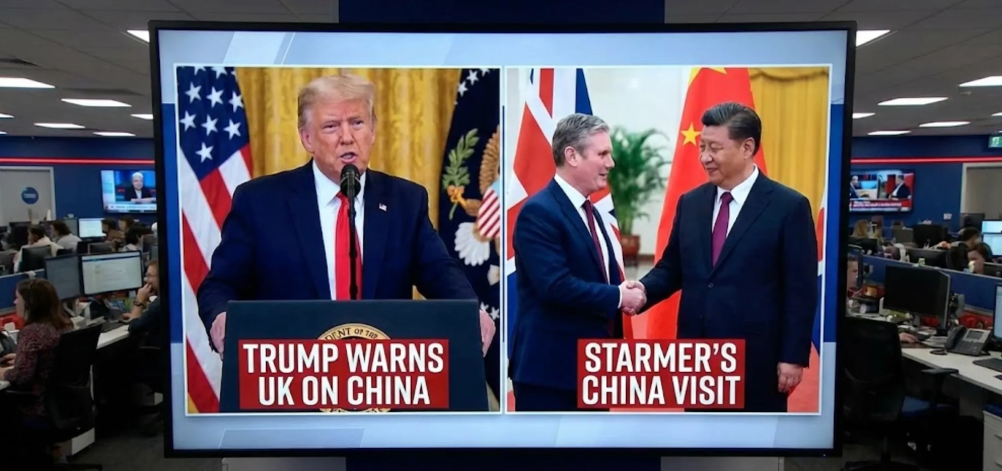 Trump Warns UK on China Trade Amid Starmer's China Visit