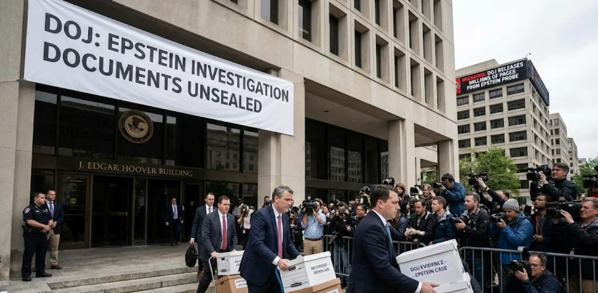 DOJ Unseals Millions of Epstein Investigation Documents