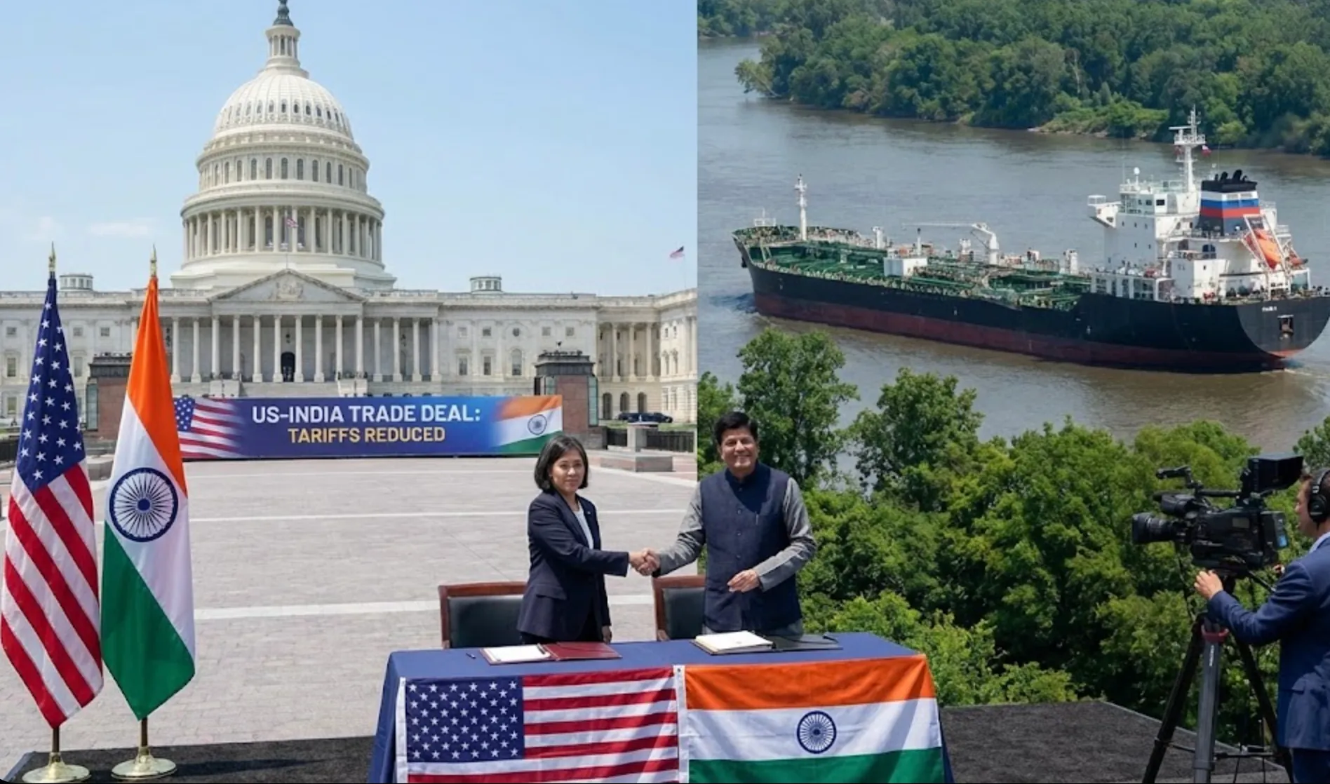 US & India Reach Trade Deal: Tariffs Reduced, Russian Oil Link?