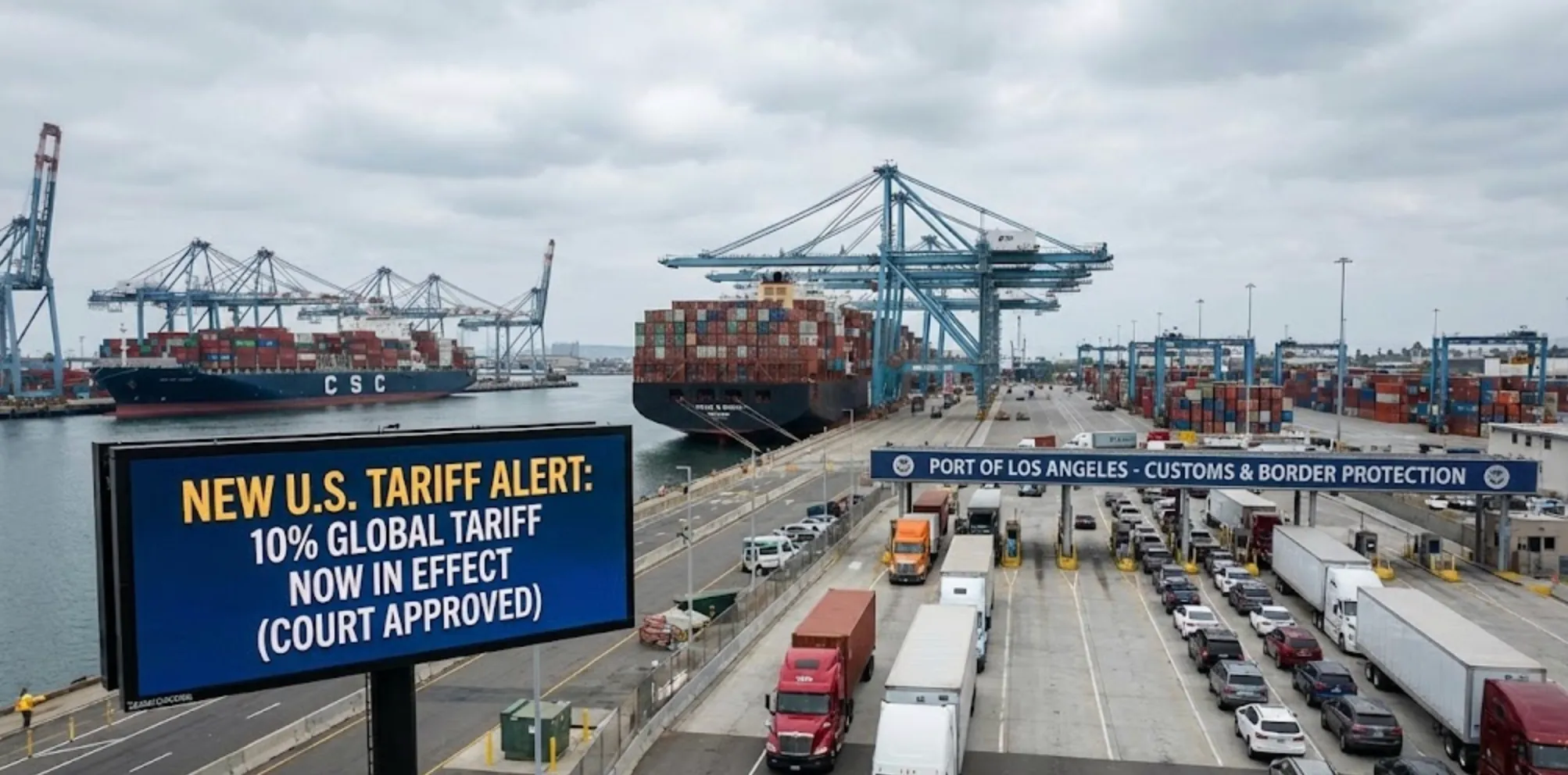 Trump's 10% Global Tariff Implemented After Court Ruling